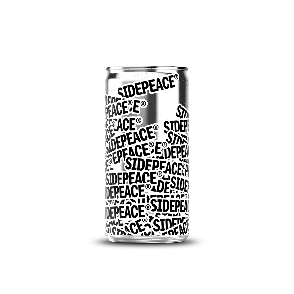 200ml 7oz slim can mockup template with artwork applied and condensation effect – Photoshop PSB | SIDEPEACE