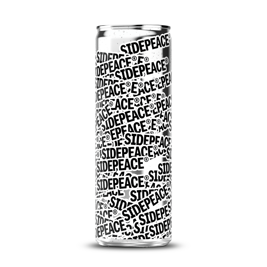 300ml 10oz slim can mockup template with artwork applied and condensation effect – Photoshop PSB | SIDEPEACE