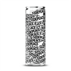 300ml 10oz slim can mockup template with artwork applied and condensation effect – Photoshop PSB | SIDEPEACE