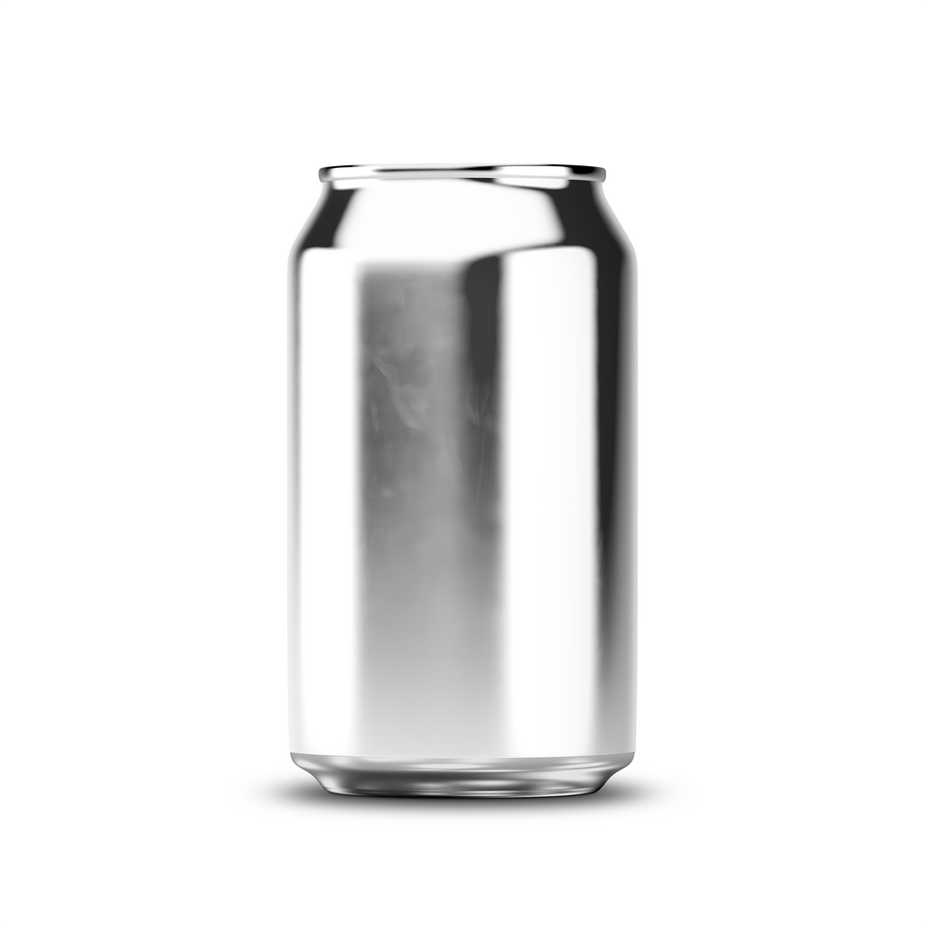 355ml 12oz classic can mockup template – black brushed finish, blank label area | Photoshop PSB | SIDEPEACE