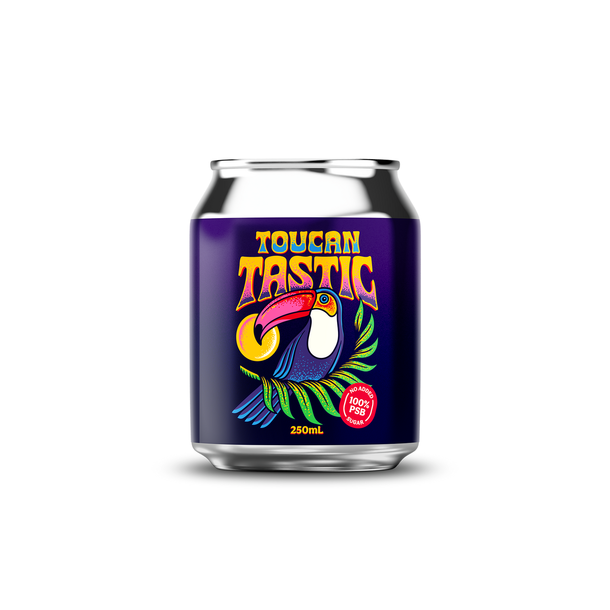 250ml / 8.4 oz Classic Can Photoshop Mockup Template