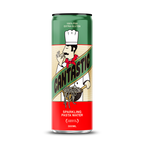 300ml 10oz slim can mockup template with full wrap label artwork applied | Photoshop PSB | SIDEPEACE
