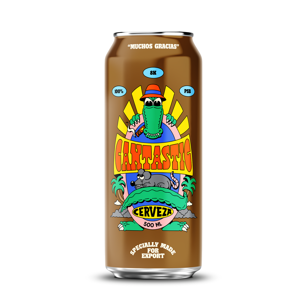 500ml 16oz tallboy can mockup template with full wrap label artwork applied | Photoshop PSB | SIDEPEACE