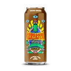 500ml 16oz tallboy can mockup template with full wrap label artwork applied | Photoshop PSB | SIDEPEACE
