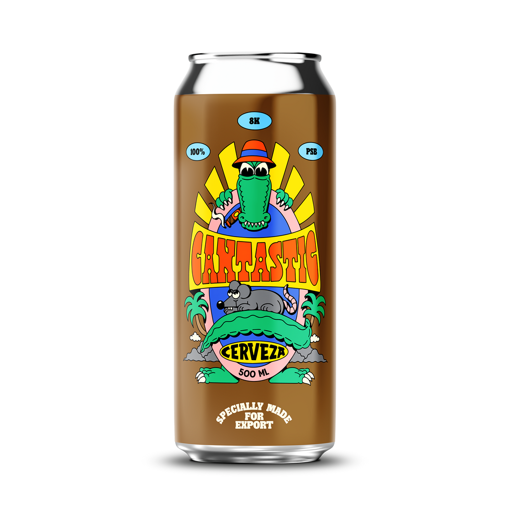 500ml 16oz tallboy can mockup template with sticker label applied, silver can showing | Photoshop PSB | SIDEPEACE