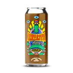 500ml 16oz tallboy can mockup template with sticker label applied, silver can showing | Photoshop PSB | SIDEPEACE